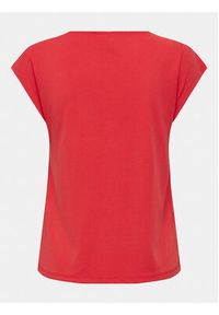 only - ONLY T-Shirt Free 15287041 Czerwony Regular Fit. Kolor: czerwony. Materiał: syntetyk
