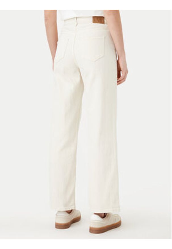 Vero Moda Jeansy Tessa 10287303 Écru Wide Leg