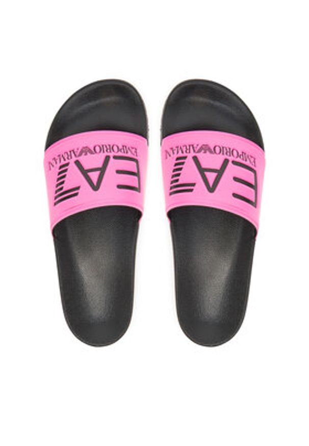 EA7 Emporio Armani Klapki 7X000108 AF15118 M4034 Różowy. Kolor: różowy