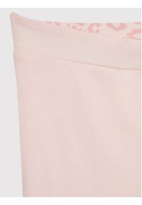Guess Legginsy K2YB00 K6YW3 Różowy Slim Fit. Kolor: różowy. Materiał: bawełna