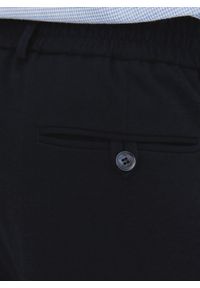 Pako Lorente - PAKO LORENTE – Granatowe spodnie męskie z wełną. Kolor: niebieski. Materiał: wełna. Wzór: gładki. Sezon: zima, jesień. Styl: klasyczny #3