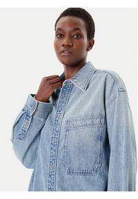 G-Star RAW - G-Star Raw Koszula jeansowa D27695-D788 Niebieski Oversize. Kolor: niebieski. Materiał: bawełna #4