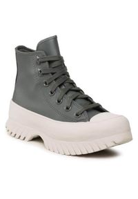 Buty do chodzenia damskie Converse Ctas Lugged 2. Wysokość cholewki: za kostkę. Kolor: szary, brązowy, wielokolorowy. Materiał: materiał, syntetyk. Szerokość cholewki: normalna. Sport: turystyka piesza