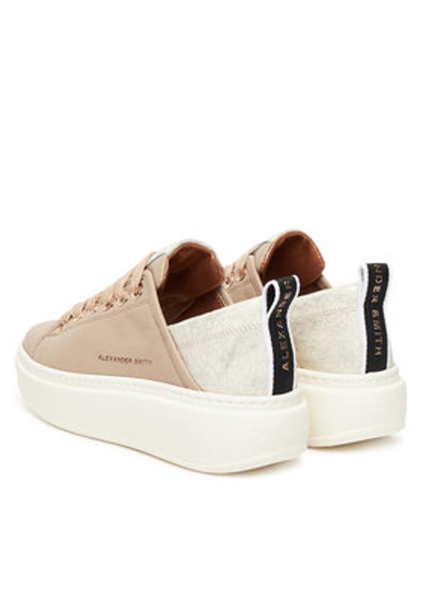 Alexander Smith Sneakersy WEMBLEY ASBCWHW-0524-MPL Beżowy. Kolor: beżowy. Materiał: skóra