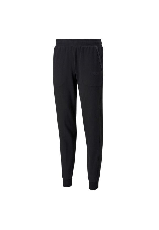Spodnie Dresowe Sportowe Męskie Puma Modern Basics Tr Cl. Kolor: czarny. Materiał: dresówka. Długość: długie