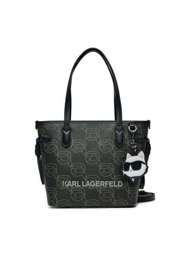 Karl Lagerfeld - KARL LAGERFELD Torebka A1W30134 Czarny. Kolor: czarny. Materiał: skórzane