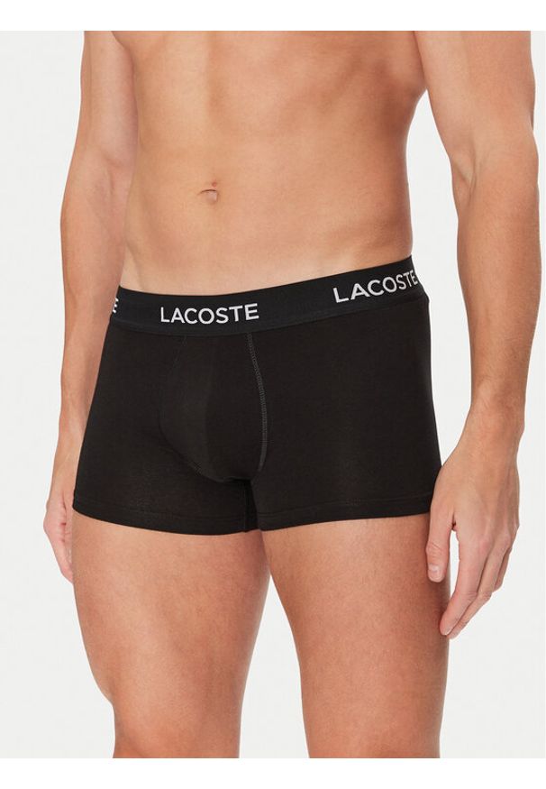 Lacoste Komplet 5 par bokserek 5H1292 Czarny. Kolor: czarny. Materiał: bawełna