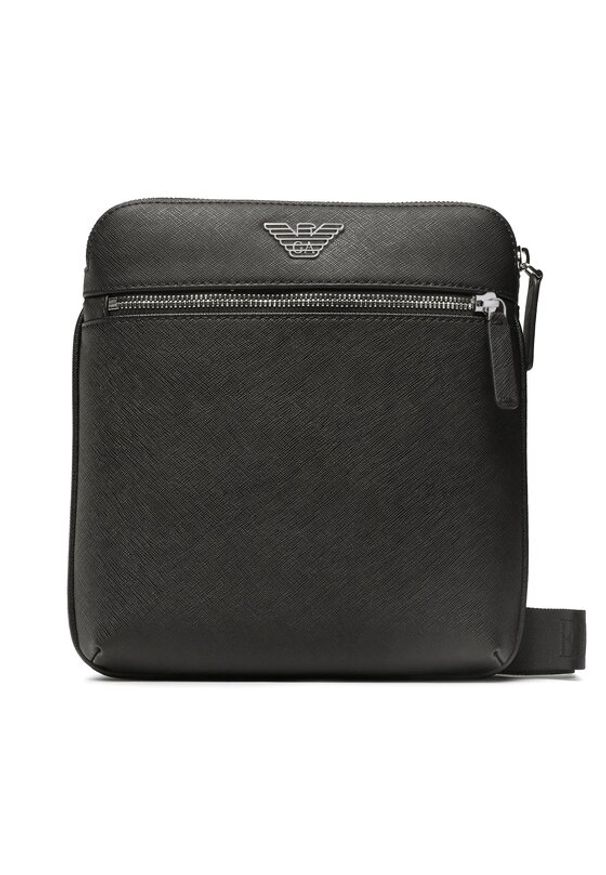 Emporio Armani Saszetka Y4M185 Y138E 81072 Czarny. Kolor: czarny. Materiał: skóra