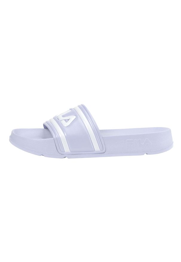 Klapki damskie na basen Fila MORRO BAY. Okazja: na spacer. Kolor: fioletowy, biały, wielokolorowy. Styl: wakacyjny, sportowy