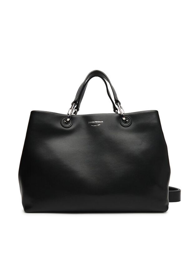 Emporio Armani Torebka EW000360 AF18673 UC001 Czarny. Kolor: czarny. Materiał: skórzane