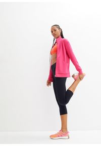 bonprix - Modelujące legginsy sportowe z kieszonką, dł. 3/4. Kolor: czarny. Materiał: materiał. Styl: sportowy #3