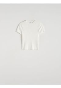 Reserved - Bluzka z wiskozą - złamana biel. Materiał: wiskoza