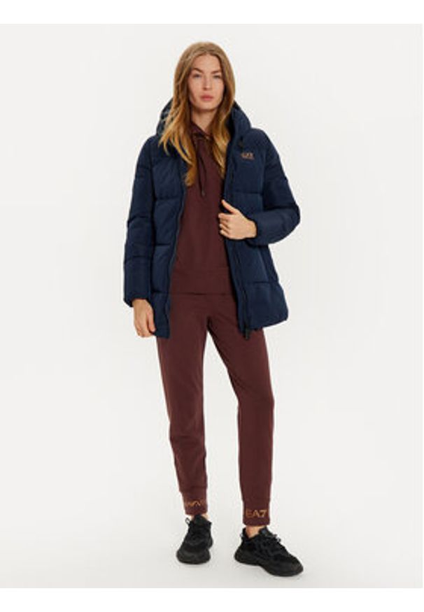 EA7 Emporio Armani Kurtka zimowa 6DTK03 TN8AZ 0562 Granatowy Regular Fit. Kolor: niebieski. Materiał: syntetyk. Sezon: zima