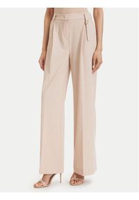 Maryley Spodnie materiałowe 26EB521/08BE Beżowy Regular Fit. Kolor: beżowy. Materiał: wiskoza #1
