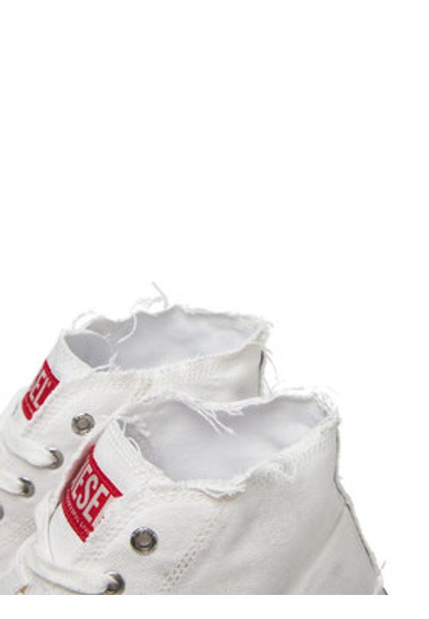 Diesel Trampki S-D-Verse Mid Y03505P8114 Biały. Kolor: biały. Materiał: materiał