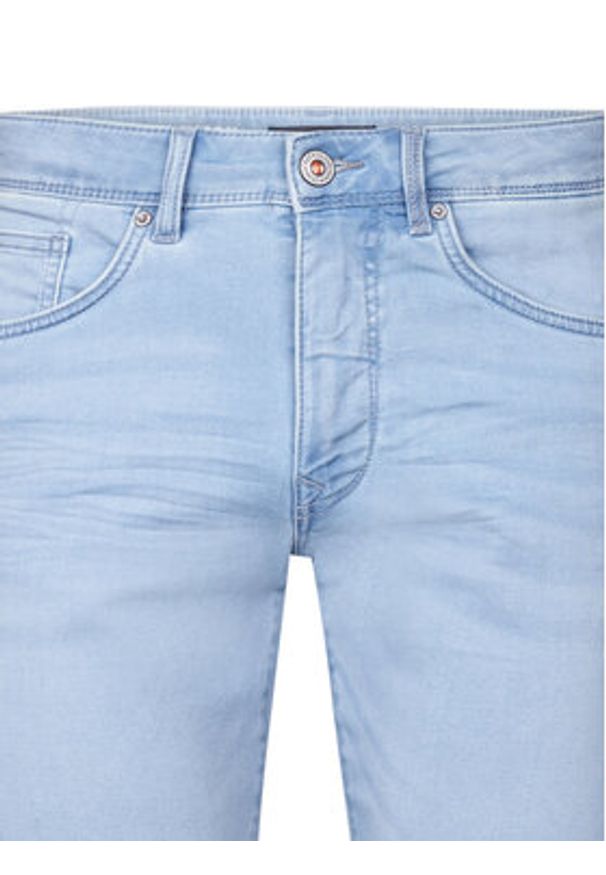 Petrol Industries Szorty jeansowe M-ROS-SHO001 Niebieski Slim Fit. Kolor: niebieski. Materiał: bawełna