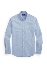 Polo Ralph Lauren Koszula Core Replen 710549084 Błękitny Slim Fit. Typ kołnierza: polo. Kolor: niebieski. Materiał: bawełna #5
