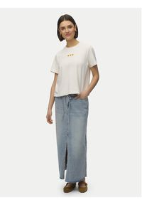 Vero Moda T-Shirt Sara 10311633 Biały Regular Fit. Kolor: biały. Materiał: bawełna #5