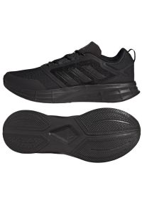 Adidas - Buty do biegania adidas Duramo Protect M GW4154 czarne. Zapięcie: sznurówki. Kolor: czarny. Materiał: materiał, syntetyk, guma. Szerokość cholewki: normalna #1