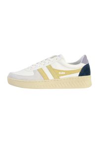 Buty do chodzenia damskie Gola Grandslam Trident. Kolor: biały. Materiał: skóra, materiał. Szerokość cholewki: normalna. Sport: turystyka piesza