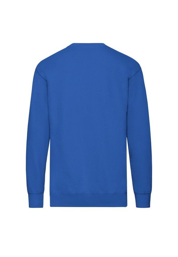 FRUIT OF THE LOOM - Lekka Męska Bluza Z Kapturem. Typ kołnierza: kaptur. Kolor: niebieski