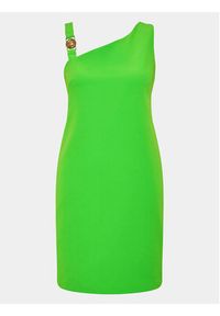 Just Cavalli Sukienka letnia 74PBO935 Zielony Regular Fit. Kolor: zielony. Materiał: bawełna. Sezon: lato #4