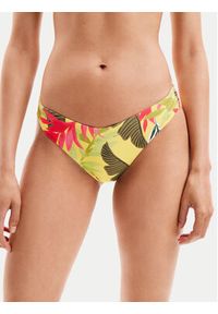 Desigual Dół od bikini Palms 24SWMK09 Żółty. Kolor: żółty. Materiał: syntetyk