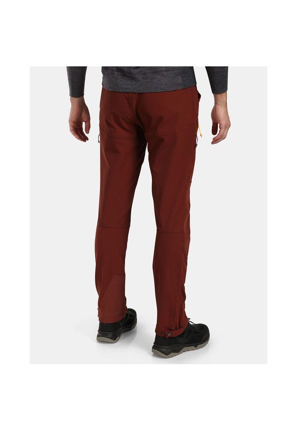 Spodnie Kilpi Villain. Kolor: czerwony. Materiał: nylon. Sezon: lato. Sport: turystyka piesza