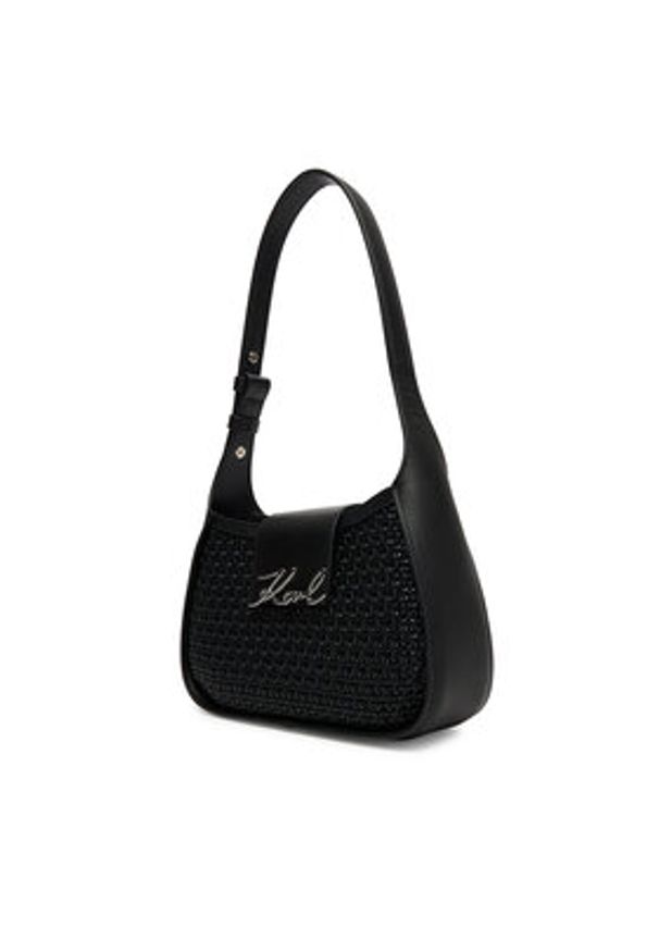 Karl Lagerfeld - KARL LAGERFELD Torebka A3W30049 Czarny. Kolor: czarny. Materiał: skórzane