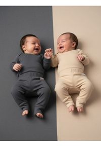 Sinsay - Ocieplane spodnie 2 pack - szary. Kolor: szary #1