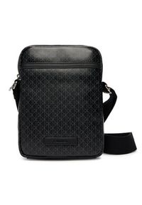 Calvin Klein Saszetka Emblem Aop Coated Slim Reporter LV04D3334G Czarny. Kolor: czarny. Materiał: skóra #2