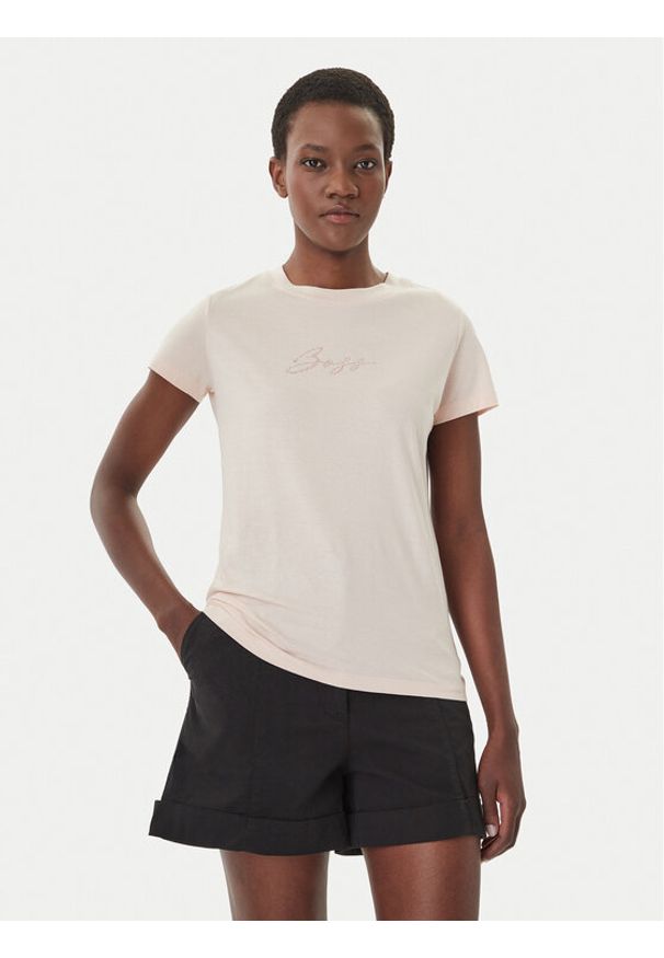 BOSS T-Shirt C_Esogo_2 50538826 Różowy Regular Fit. Kolor: różowy. Materiał: bawełna