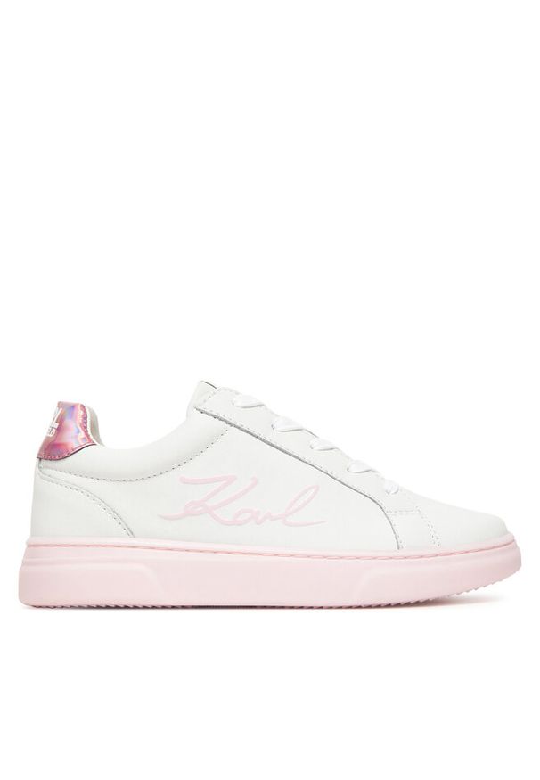 Sneakersy Karl Lagerfeld Kids. Kolor: biały