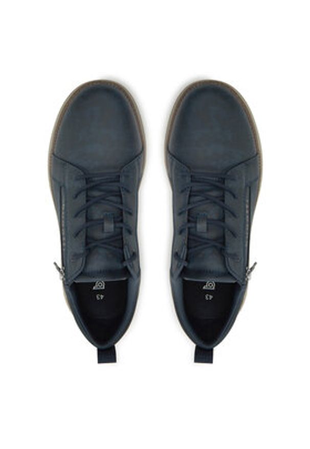 Bugatti Sneakersy 333-AFU06-5000 Granatowy. Kolor: niebieski. Materiał: skóra