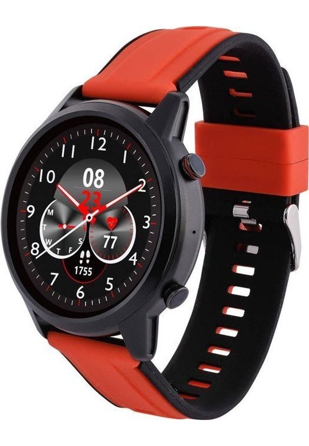 Smartwatch Pacific 36-05 Czerwony (PACIFIC 36-05). Rodzaj zegarka: smartwatch. Kolor: czerwony