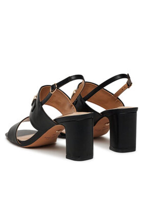 Nine West Sandały 2489-19 Czarny. Kolor: czarny. Materiał: syntetyk, materiał