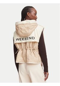 Weekend Max Mara Bezrękawnik Accenni 2625296011 Beżowy jasny Regular Fit. Kolor: beżowy. Materiał: syntetyk. Długość rękawa: bez rękawów #6