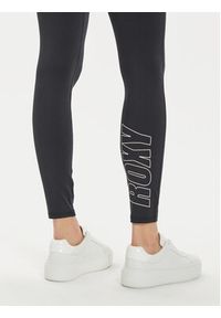 Roxy Legginsy Everyday Flow ERJNP03590 Czarny Slim Fit. Kolor: czarny. Materiał: syntetyk #3