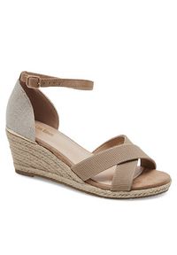 Clara Barson Espadryle WSS20802-03 Beżowy. Kolor: beżowy. Materiał: materiał #3