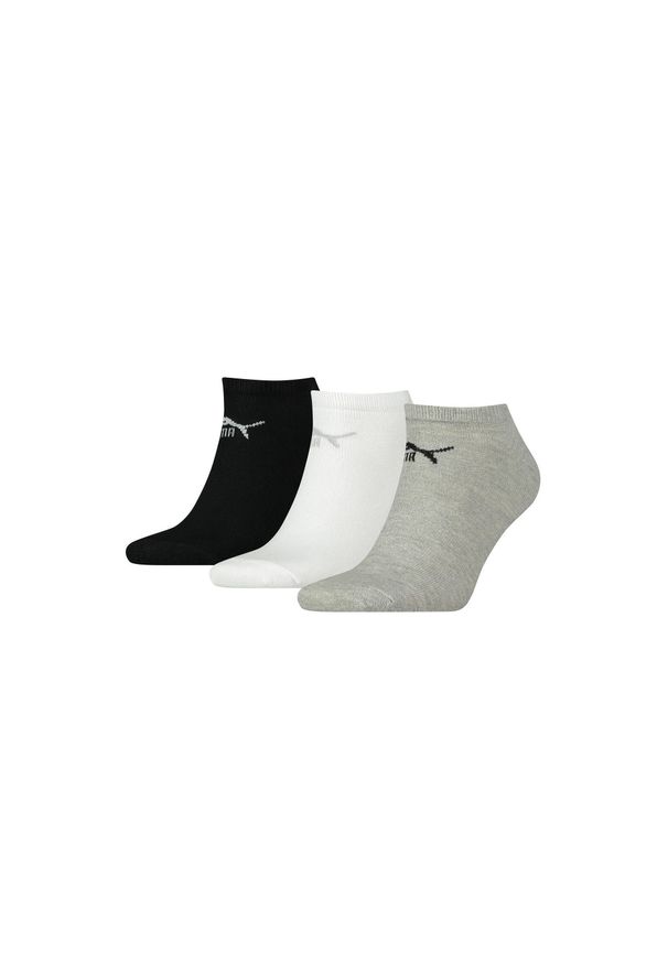 Puma Skarpety Sneaker-V 3-Pack. Kolor: szary. Sport: fitness