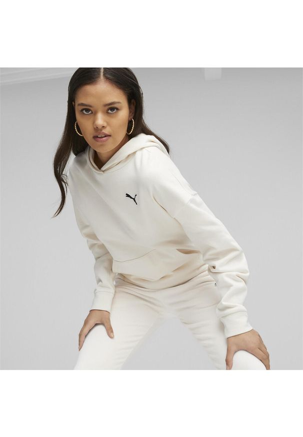 Puma - Damska bluza Better Essentials z kapturem PUMA No Color Mix. Typ kołnierza: kaptur. Kolor: wielokolorowy, beżowy