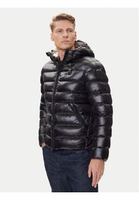 Blauer Kurtka przejściowa 25WBLUC02079 Czarny Regular Fit. Kolor: czarny. Materiał: syntetyk