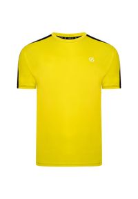 DARE 2B - Discernible Dare 2B męska koszulka szybkoschnąca. Kolor: żółty. Materiał: poliester. Sport: fitness