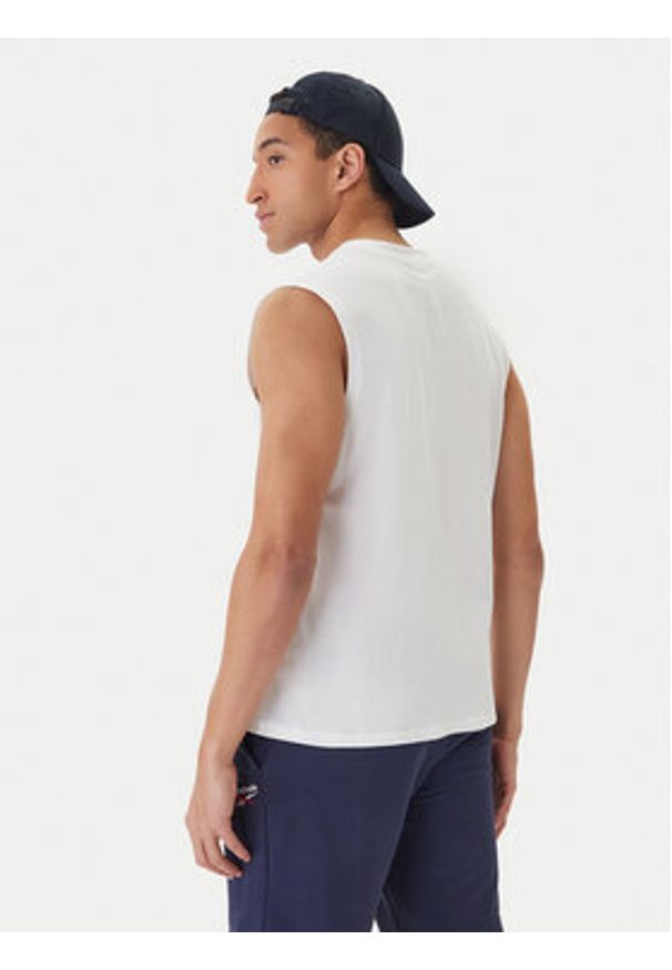 Reebok Tank top Bradshaw RK25560CCM Biały Regular Fit. Kolor: biały. Materiał: bawełna