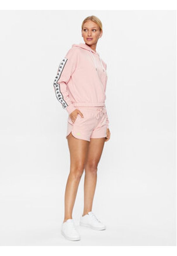 Kappa Szorty sportowe 313037 Koralowy Regular Fit. Kolor: pomarańczowy. Materiał: bawełna