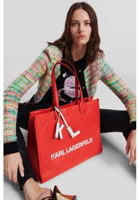 Karl Lagerfeld torebka kolor czerwony. Kolor: czerwony #6