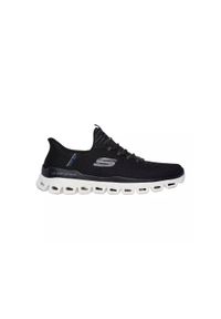 skechers - Adidasy Skechers Glide-step - Noxus, Mężczyźni. Kolor: czarny. Materiał: materiał