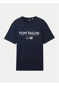 Tom Tailor T-Shirt 1041871 Granatowy Regular Fit. Kolor: niebieski. Materiał: bawełna #6