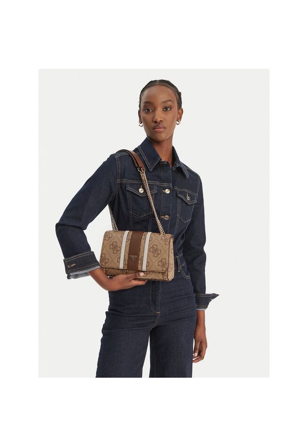 Torebka Guess. Kolor: brązowy