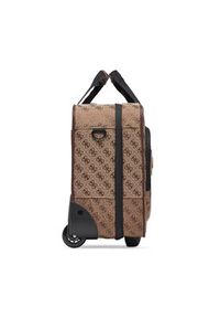 Guess Walizka kabinowa TMNAST P5143 Beżowy. Kolor: beżowy. Materiał: materiał #5